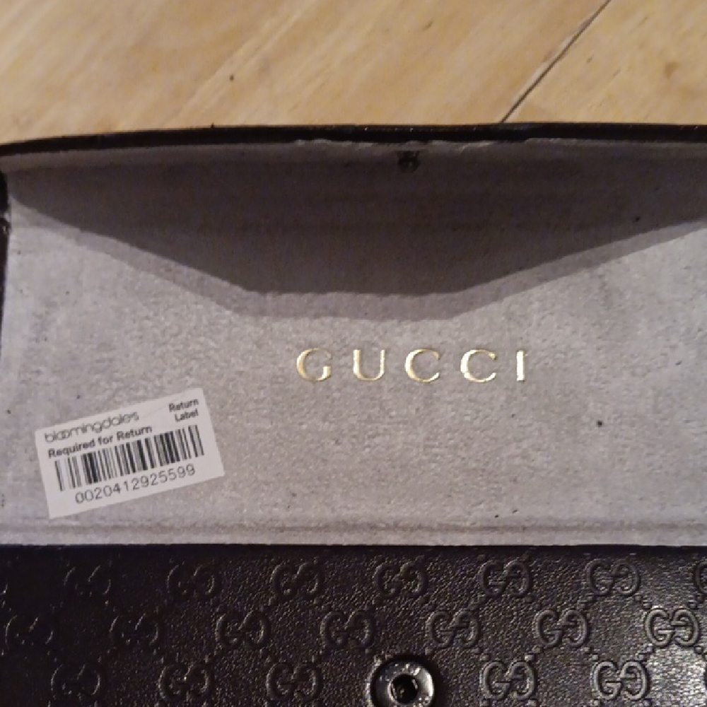 Gucci Black Textured Eyeglass Case - Picture 2 of 10